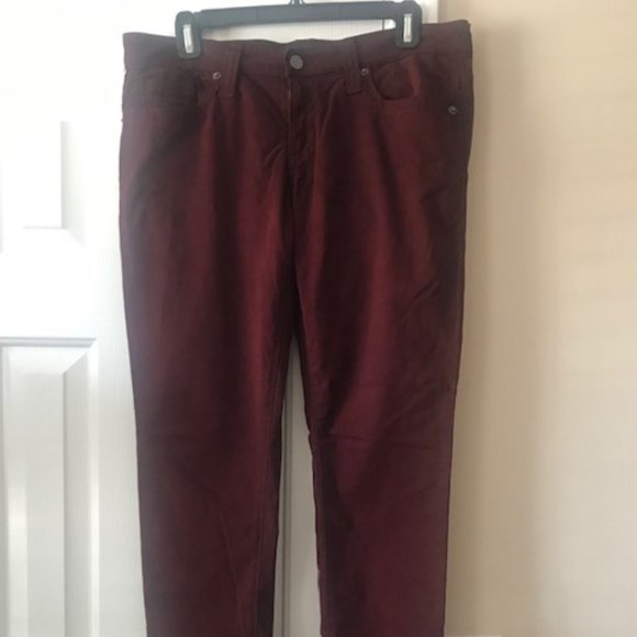 Big Star Pants - Big Star Jenae Skinny Burgundy Jeans